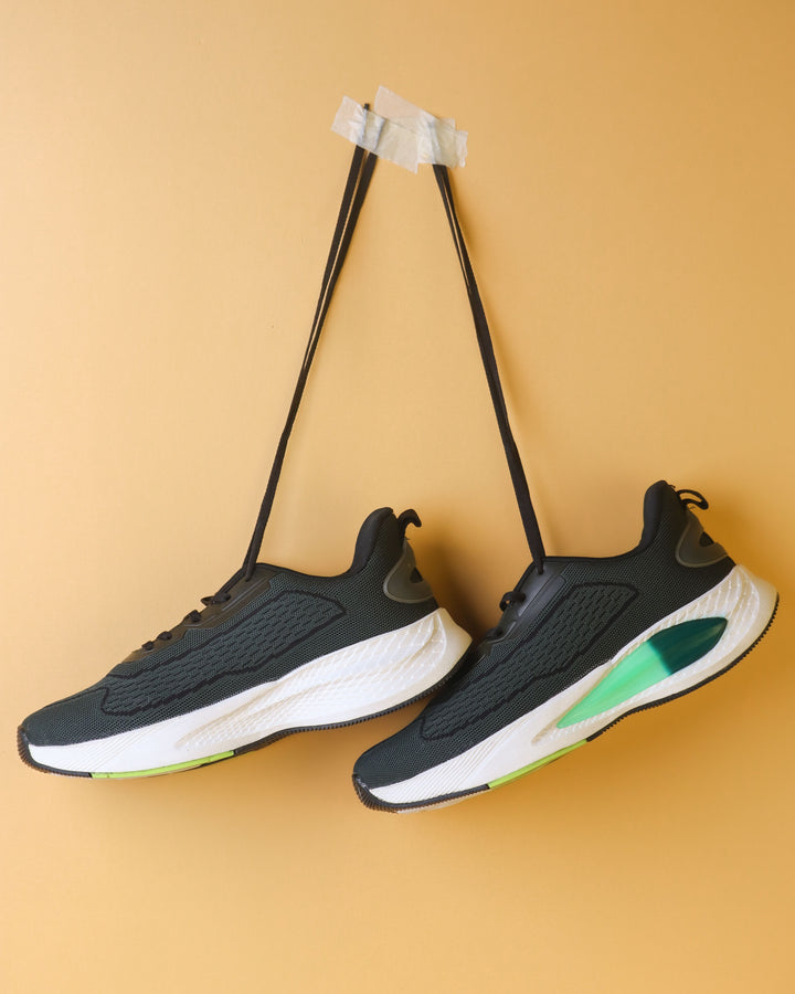 Men's Bold Black Sneakers