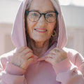 Soft Pink Zip Hoodie